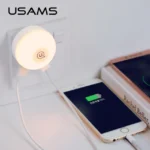 USAMS L1 Mini Nightlight with Dual USB Charger