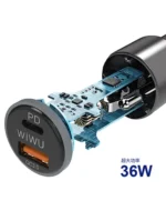 Wiwu PC100 Car Charger Fast Charging on the Go
