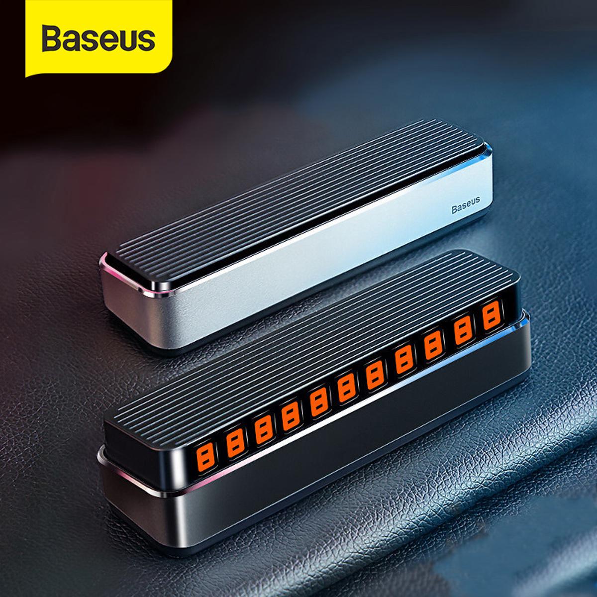 Baseus Car Stickers Temporary Parking Card Telephone Number Holder