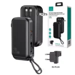 USAMS US-CD172 3-in-1 Quick Charger Power Bank 10000MAH