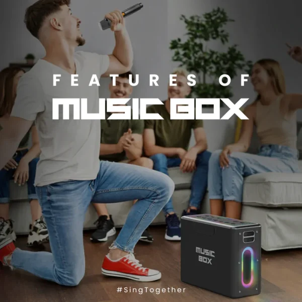 HiFuture MusicBox 60W 2-Way Karaoke Speaker