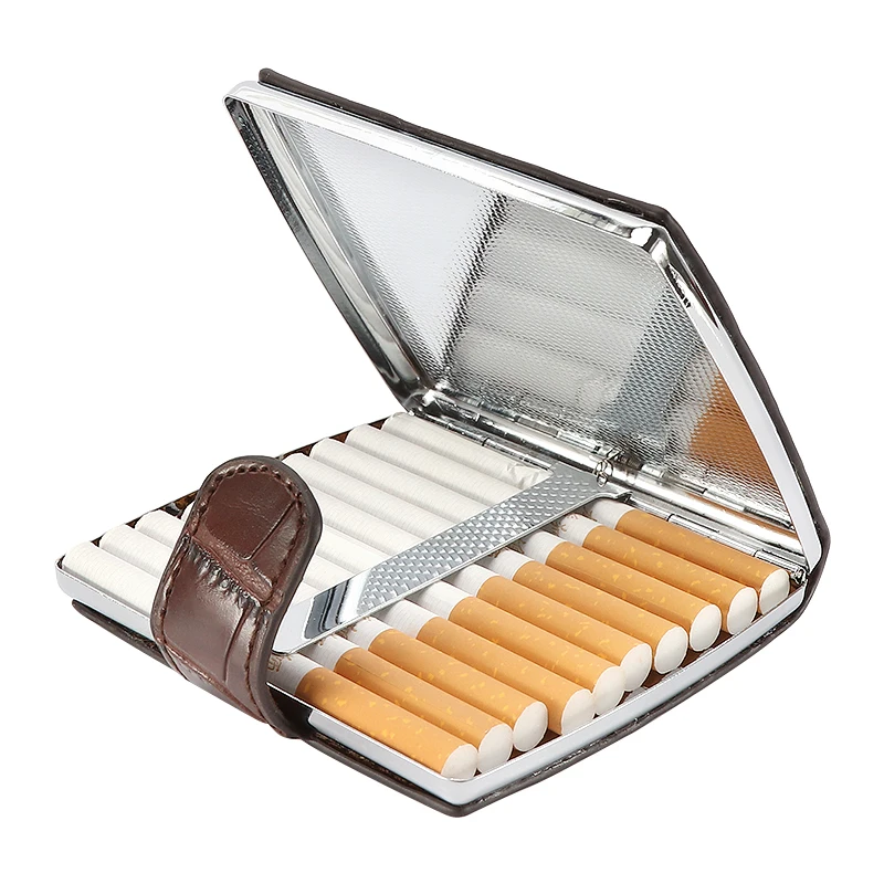 GVIPAI PU Leather Cigars Tobacco Case Box