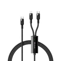 Mcdodo CA-878 2 in 1 100W PD Type C to Lightning+Type C Cable