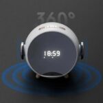 planet wireless smart charger alarm clock bluetooth speaker