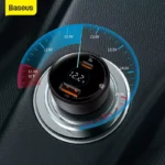 Baseus 100W Dual USB Type-C Car Charger