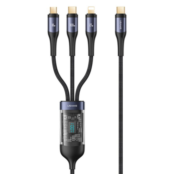 USAMS 3-in-1 Quick Charge Data Cable