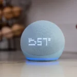 Echo Dot Smart Speaker with Clock