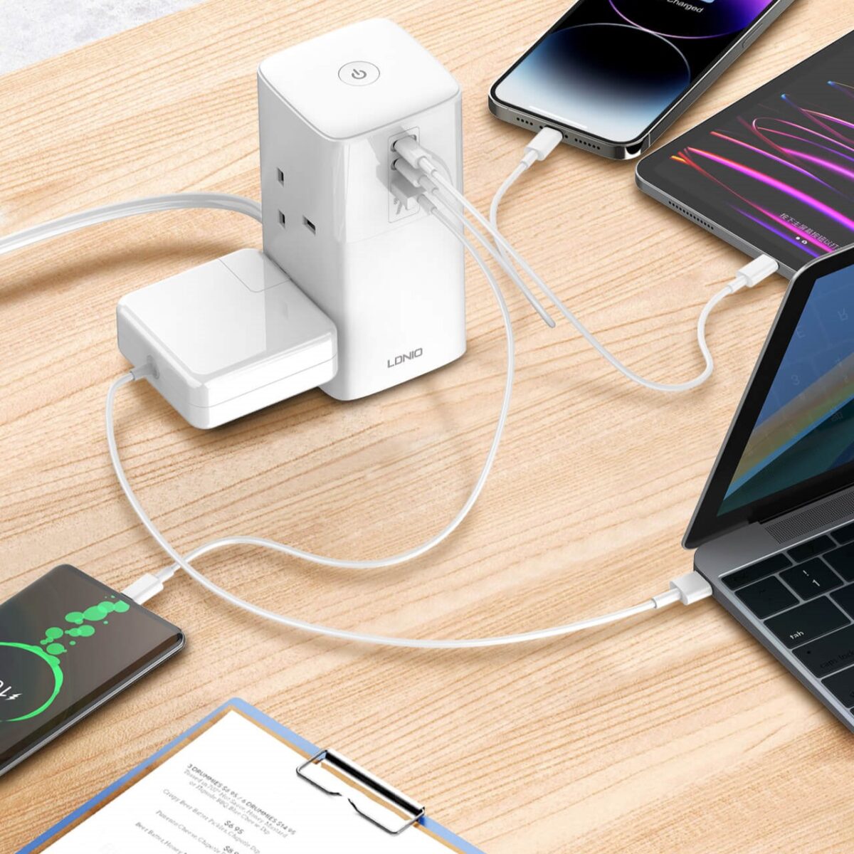 Ldnio 70W Multifunctional Universal Desktop Power Adapter