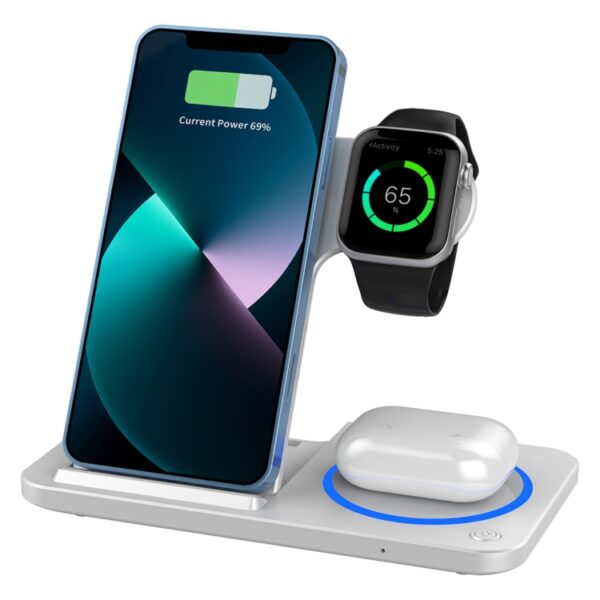 WiWU Foldable 3-in-1 Wireless Charger