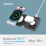 Momax Q.Mag Go 2-in-1 Wireless Charger