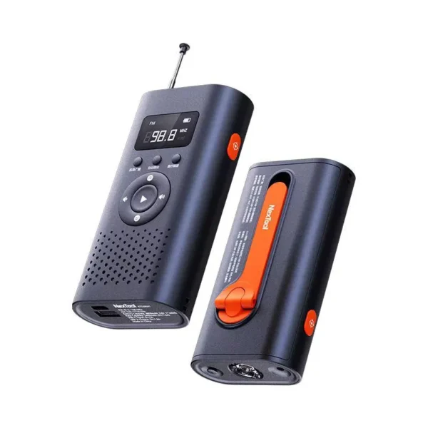 NexTool 6-in-1 Emergency Radio Hand Crank Portable Weather Radio