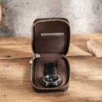 CONTACT’S FAMILY Crazy Horse Leather Watch Case