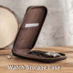 CONTACT’S FAMILY Crazy Horse Leather Watch Case