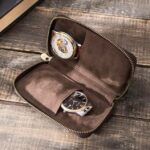 CONTACT’S FAMILY Crazy Horse Leather Watch Case