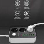 LDNIO SE3631 3 AC Outlets EU Power Strip