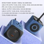 LDNIO SC3319 6-in-1 65W Power Socket Cube