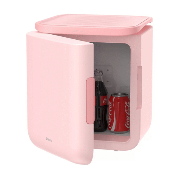 Baseus Igloo Mini Fridge 6L Cooler and Warmer 220V EU Pink (ACXBW-A04)