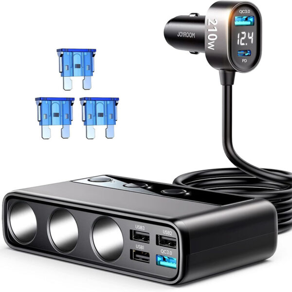 Car Charger with Cigarette Lighter