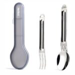 Pure Titanium Spork and Spoon Reusable