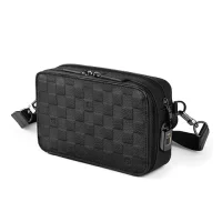 WiWU Master Genuine Leather Fingerprint Lock Crossbody Bag