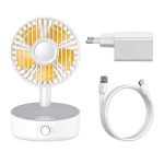 Baseus Hermit 2-in-1 Desktop Fan With Wireless Charger