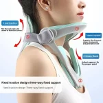 360 Degree Adjustable Neck Support Ergonomic Cervical Traction Device