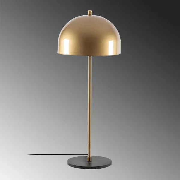 Can NT-134 table lamp gold semi-circular lampshade