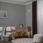 Can NT-134 table lamp gold semi-circular lampshade