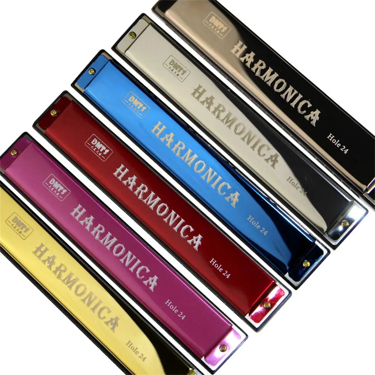 Miwayer Professional Diatonic Harmonica 24 Holes With Metal Key