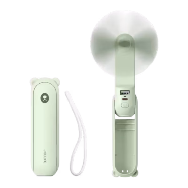 JISULIFE F8 3-in-1 Mini Foldable Fan
