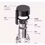 Mijia Double-layer Glass Cup 316L Stainless Steel Tea Storage