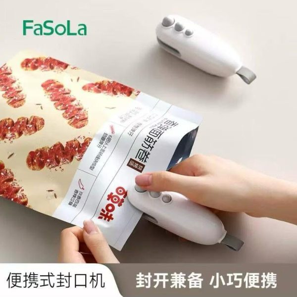 FaSoLa Portable Bag Sealer Food Clip Heat Sealing Machine