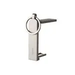 Multi-Functional Metal Keychain Foldable Portable Phone Holder and Desktop Hook