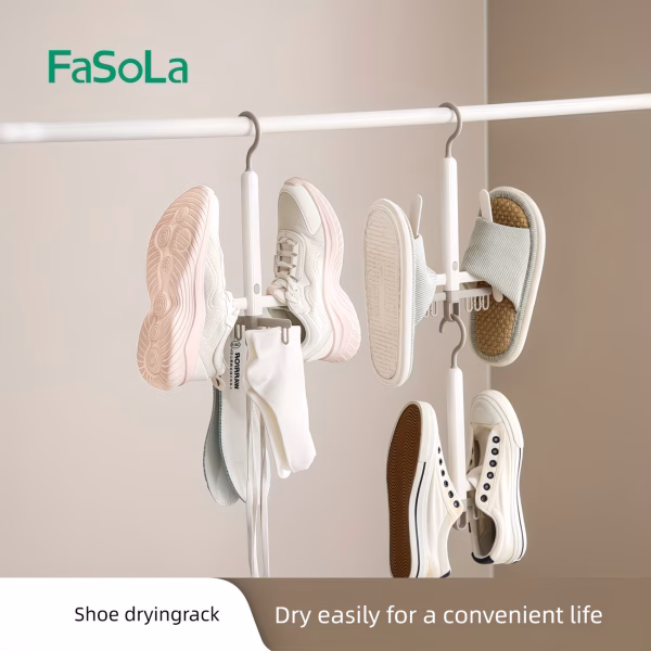 FaSoLa Windproof Rotating Multifunctional Shoe Rack
