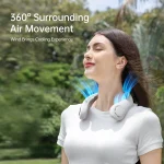 JISULIFE FA14 4000 mAh Portable Neck Fan Life3