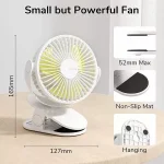 JISULIFE FA18S Portable Clip Fan USB Rechargeable