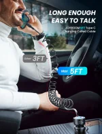 Joyroom JR CL07 3in1 Wired Car Charger