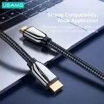 USAMS US-SJ499 U67 8K ULTRA HD HDMI To HDMI 2.1 Cable 5m