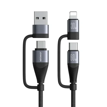 Joyroom S A37 Multi-Function Series 60W 4in1 Fast Charging Data Cable Joyroom S A37 Multi-Function Series 60W 4in1 Fast Charging Data Cable