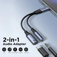 Joyroom SY C02 Audio Transfer Series 2 in 1 Audio Adapter