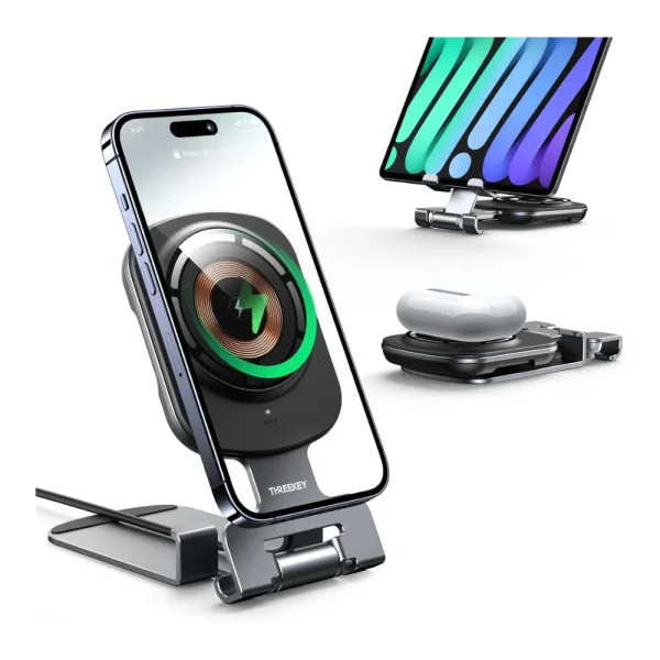 Threekey Tk-32 2in1 Multifunction Wireless Charger & Desktop Stand