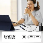 Joyroom SY C03 Audio Transfer Series 2in1 Audio Adapter