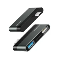 USAMS US-SJ463 Type-C Mini HUB (2 USB+Micro SD)