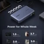 UGREEN Nexode 145W 20000mAh Power Bank Cable Black