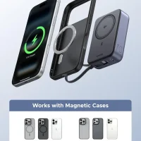 Ugreen 20k mah 30w Qi2 15w Magsafe Magnetic Built in Cable Version