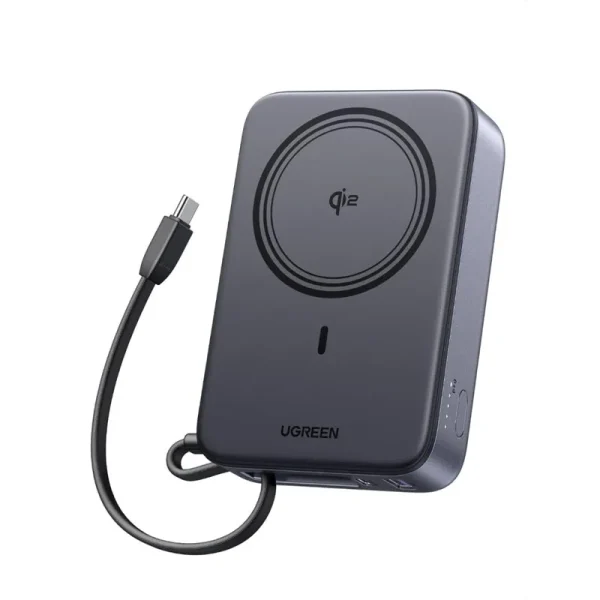 Ugreen 20k mah 30w Qi2 15w Magsafe Magnetic Built in Cable Version