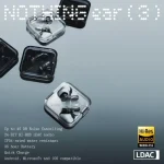 Nothing Ear (3) Earbuds Black
