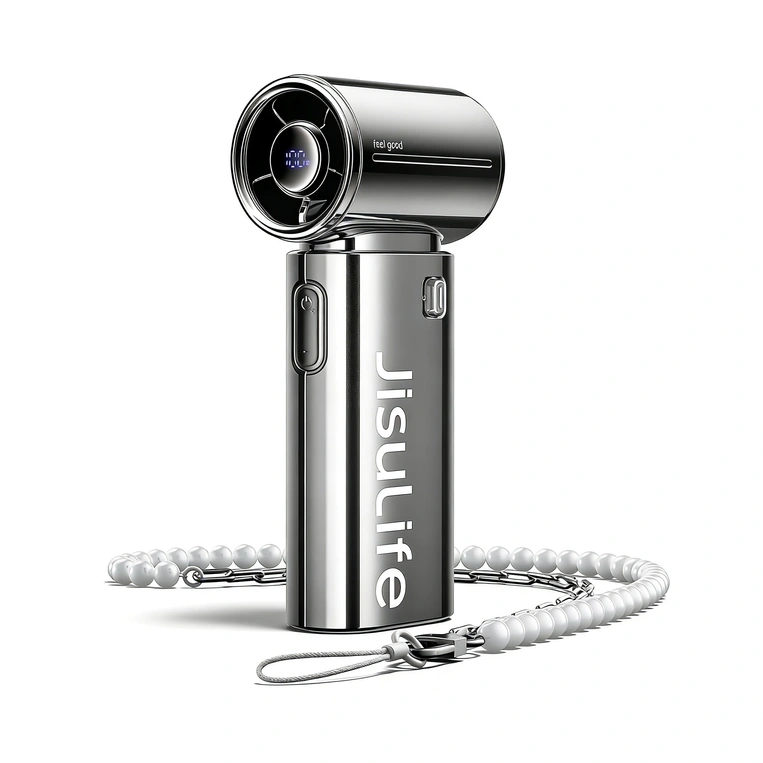 JisuLife Handheld Fan Life9 S Chrome JisuLife Handheld Fan Life9 S Chrome